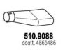 ASSO 510.9088 Exhaust Pipe